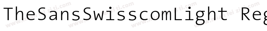 TheSansSwisscomLight Regular字体转换